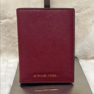Michael Kors Dark Red Card holder/wallet